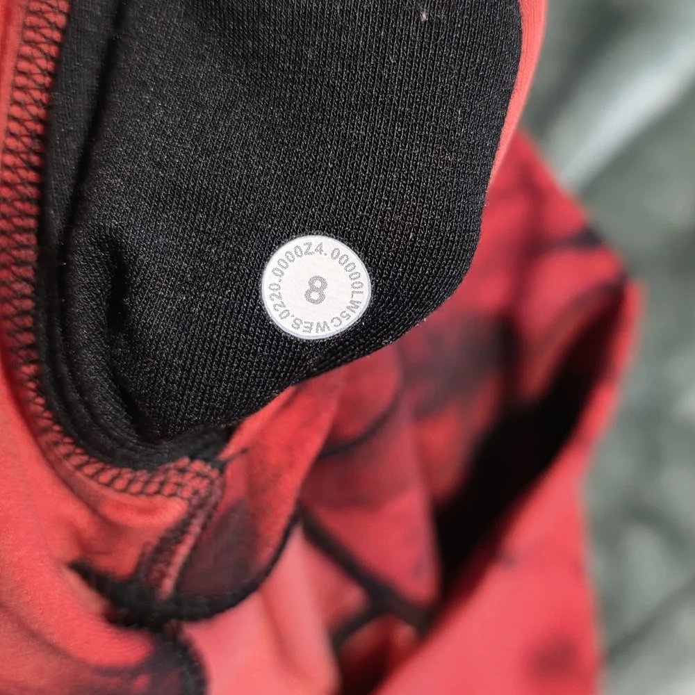 Lululemon Athletica Red and Black Leggings